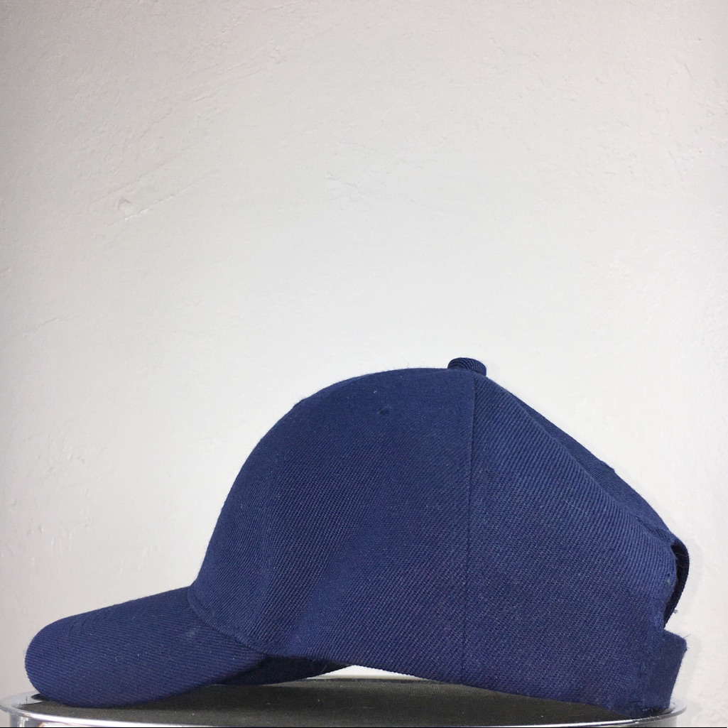 All Navy Strapback Hat  Monochrome Navy Blue Hat